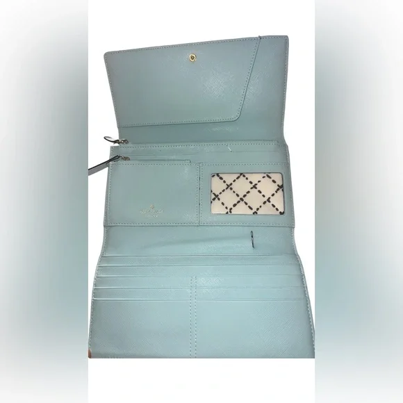Kate Spade Soft Blue Clutch - Picture 2 of 8